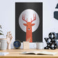 Luxe Metal Art 'Deer & Moon' by Volkan Dalyan, Metal Wall Art,12x16