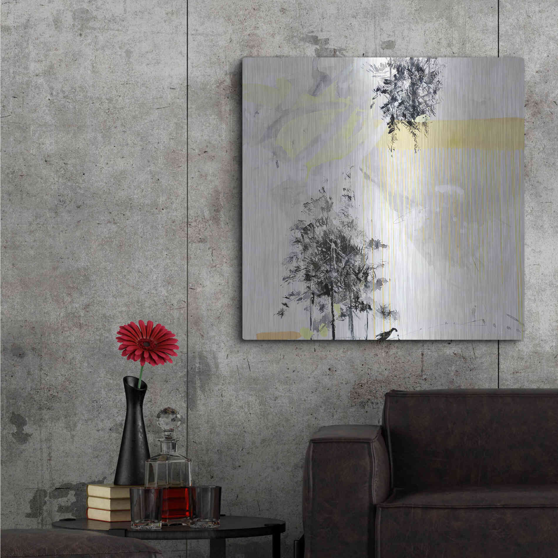 Luxe Metal Art 'Bosque No. 2' by Alba Escayo, Metal Wall Art,36x36