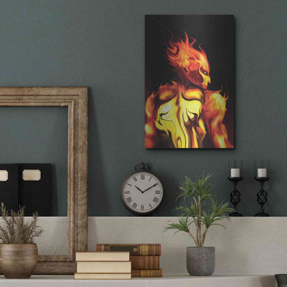 Luxe Metal Art 'Rage' by Michael StewArt, Metal Wall Art,12x16