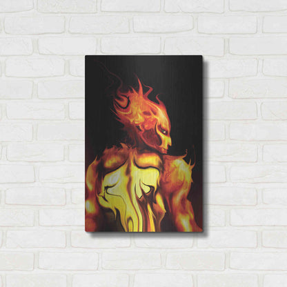 Luxe Metal Art 'Rage' by Michael StewArt, Metal Wall Art,16x24