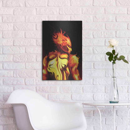 Luxe Metal Art 'Rage' by Michael StewArt, Metal Wall Art,16x24