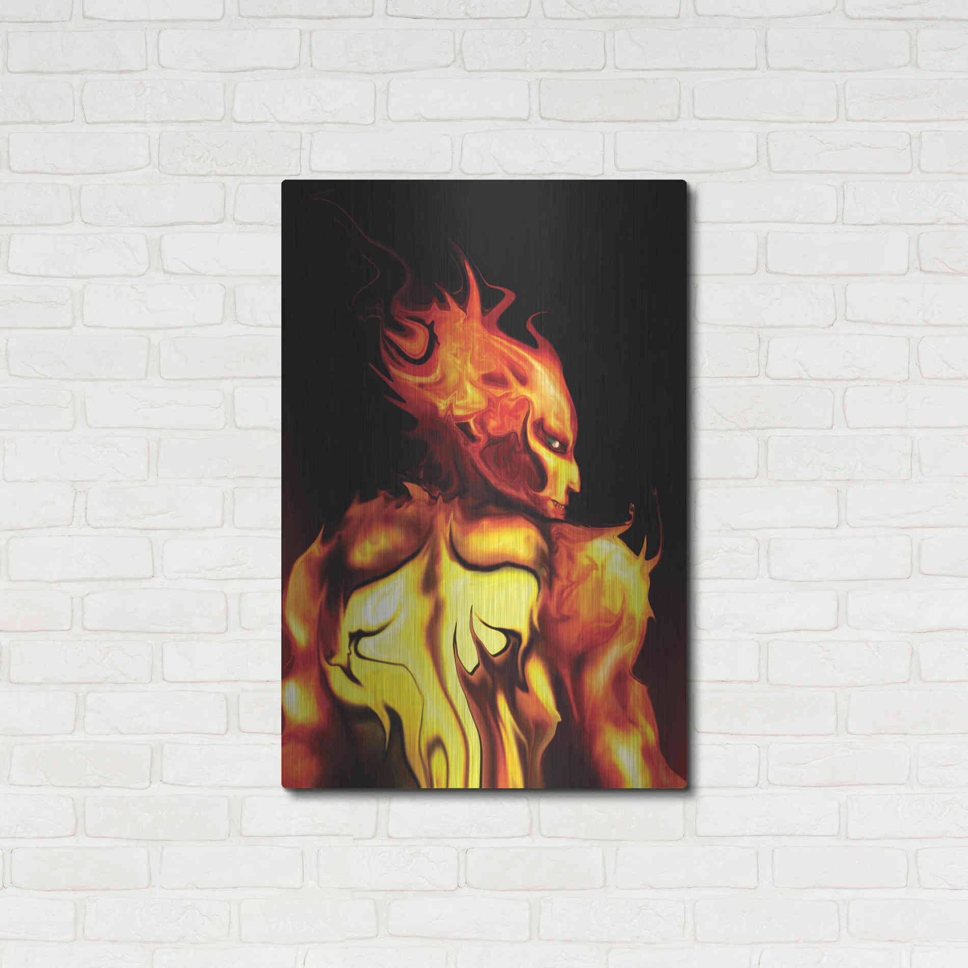 Luxe Metal Art 'Rage' by Michael StewArt, Metal Wall Art,24x36