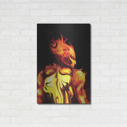 Luxe Metal Art 'Rage' by Michael StewArt, Metal Wall Art,24x36