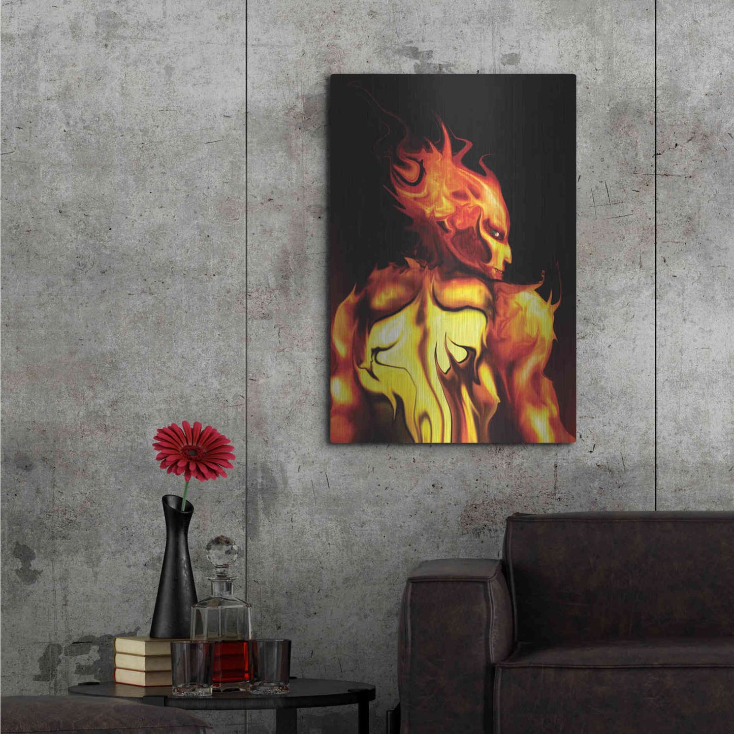 Luxe Metal Art 'Rage' by Michael StewArt, Metal Wall Art,24x36