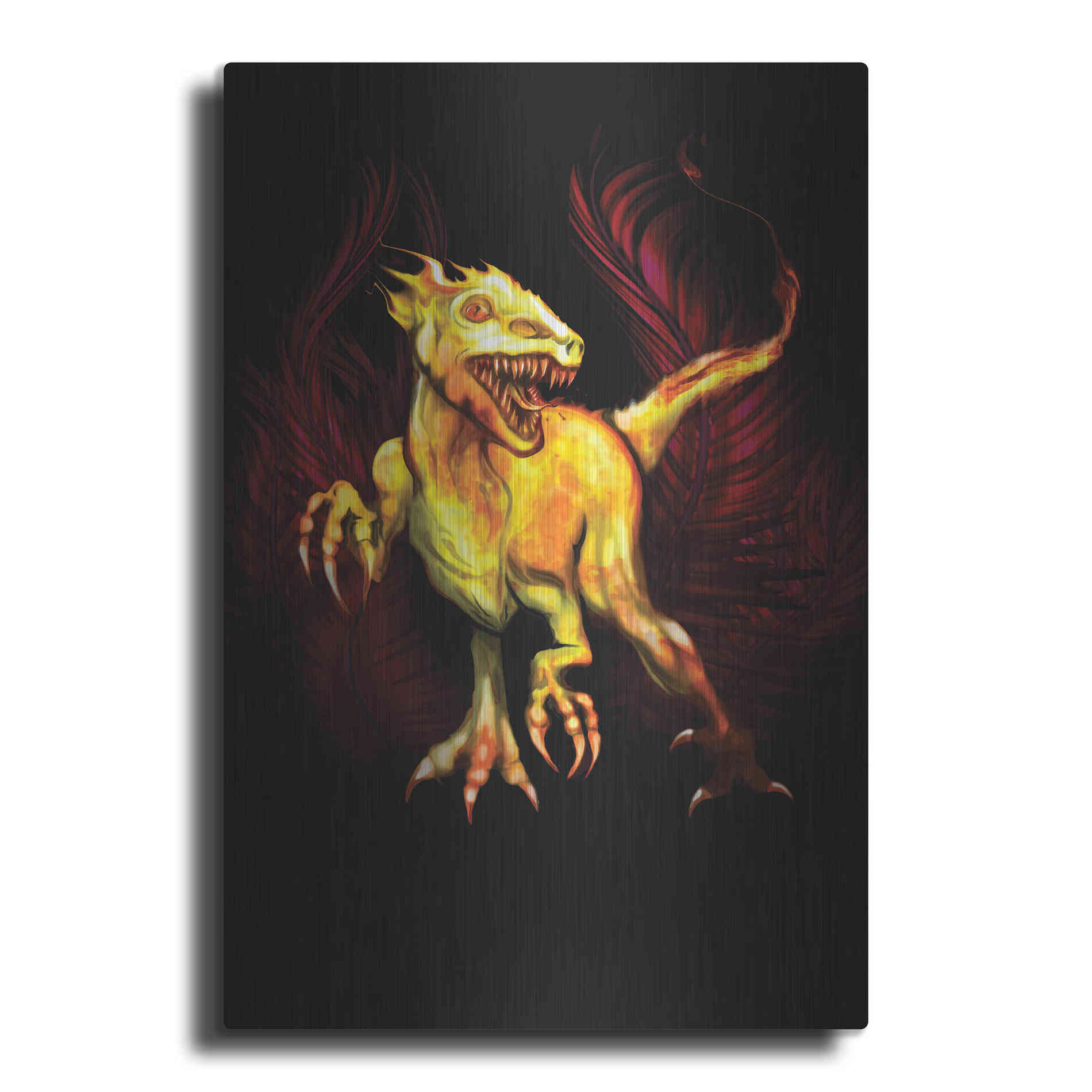 Luxe Metal Art 'Raptor' by Michael StewArt, Metal Wall Art