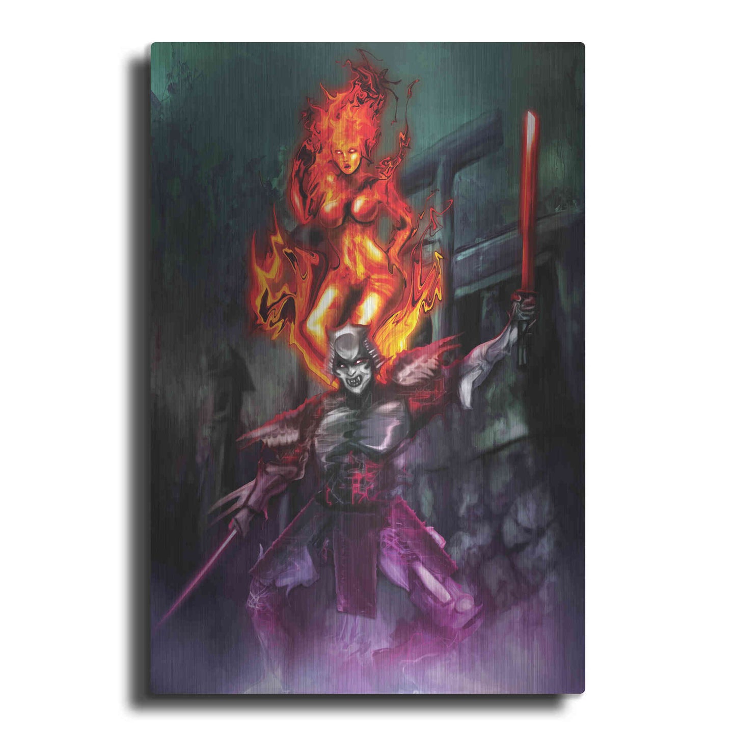 Luxe Metal Art 'Ronin' by Michael StewArt, Metal Wall Art