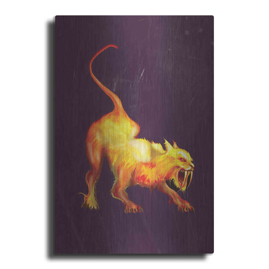 Luxe Metal Art 'Saber Tooth' by Michael StewArt, Metal Wall Art