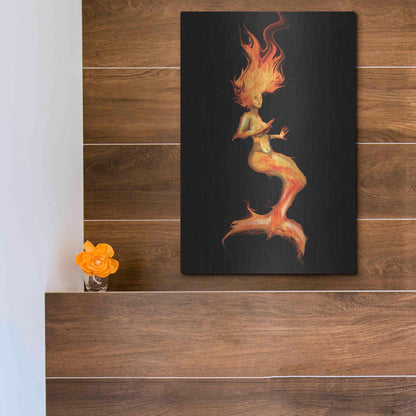 Luxe Metal Art 'Siren' by Michael StewArt, Metal Wall Art,12x16