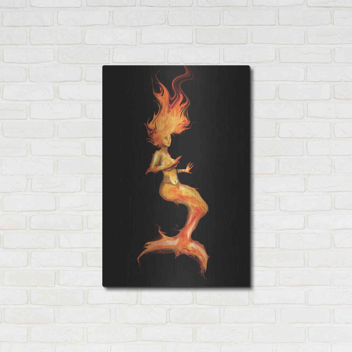 Luxe Metal Art 'Siren' by Michael StewArt, Metal Wall Art,24x36