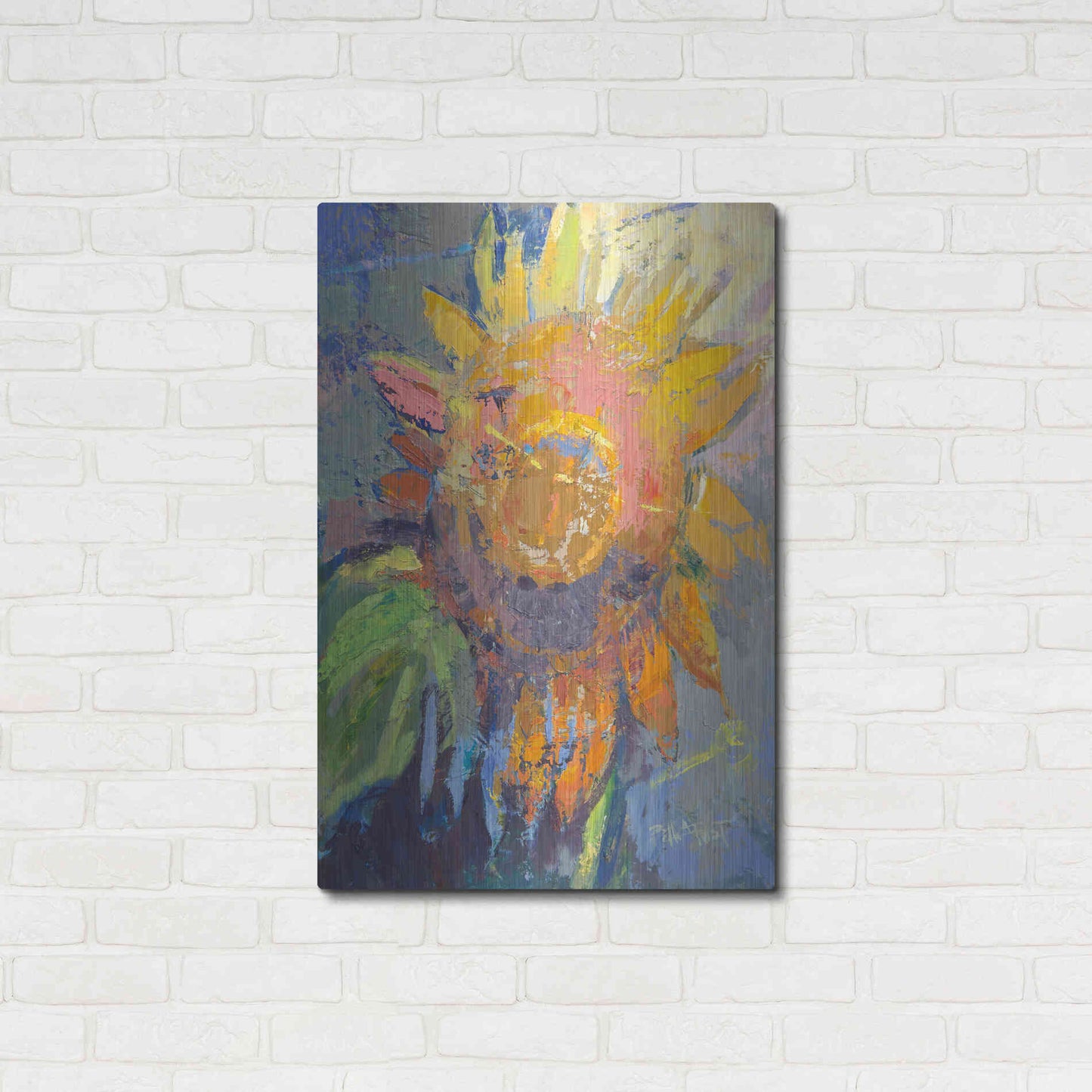 Luxe Metal Art 'Alberta' by Beth Forst, Metal Wall Art,24x36