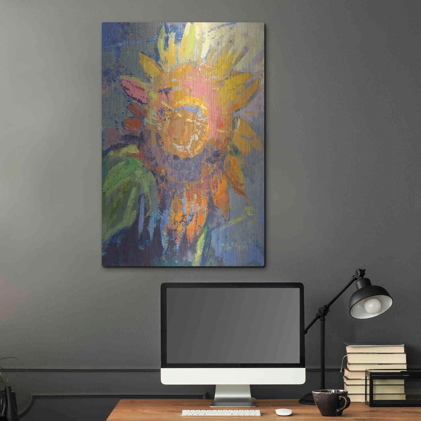 Luxe Metal Art 'Alberta' by Beth Forst, Metal Wall Art,24x36