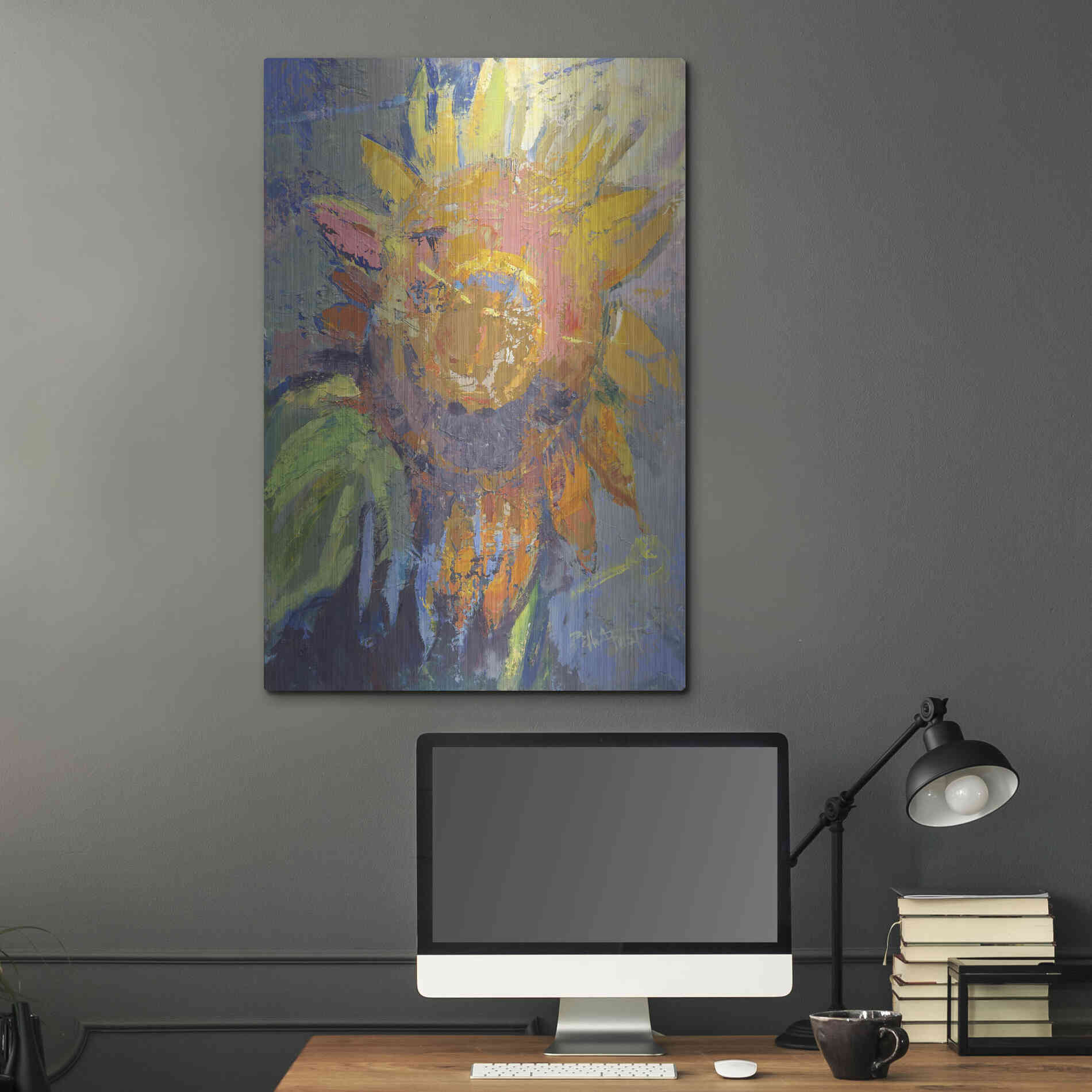 Luxe Metal Art 'Alberta' by Beth Forst, Metal Wall Art,24x36