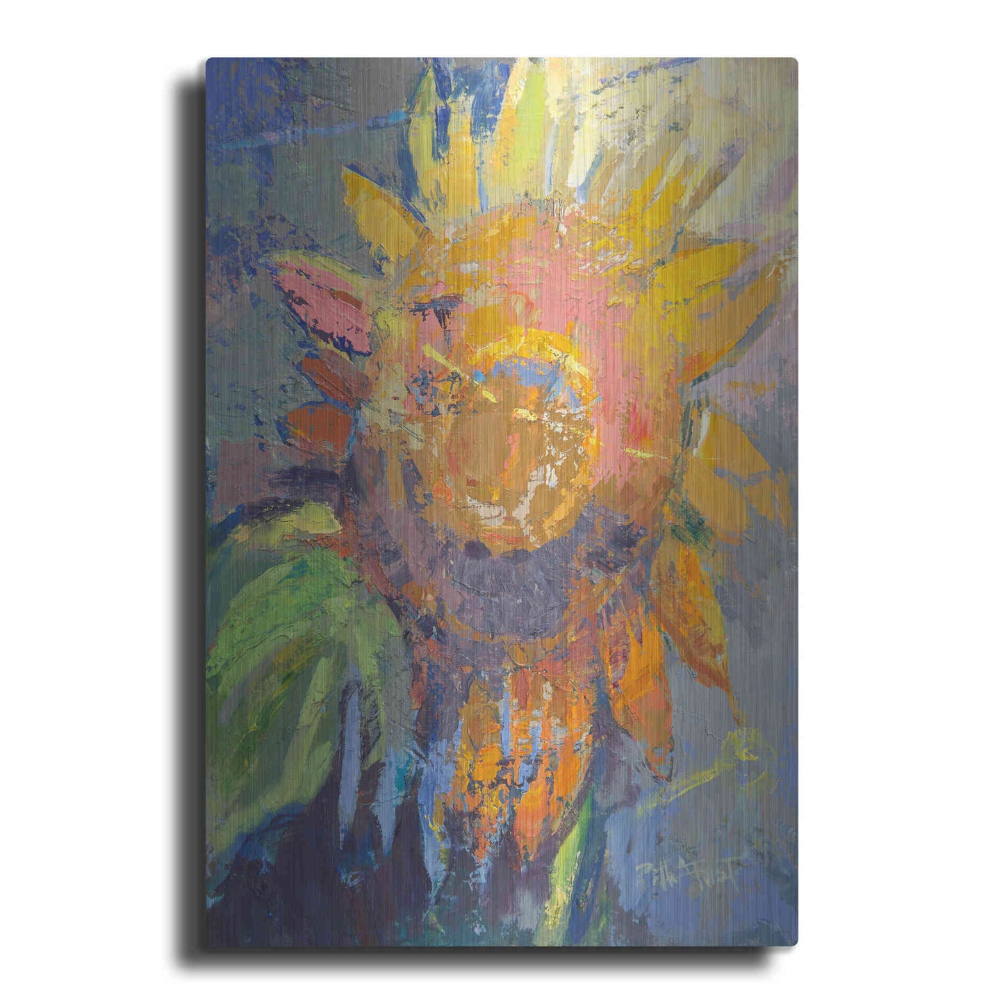 Luxe Metal Art 'Alberta' by Beth Forst, Metal Wall Art