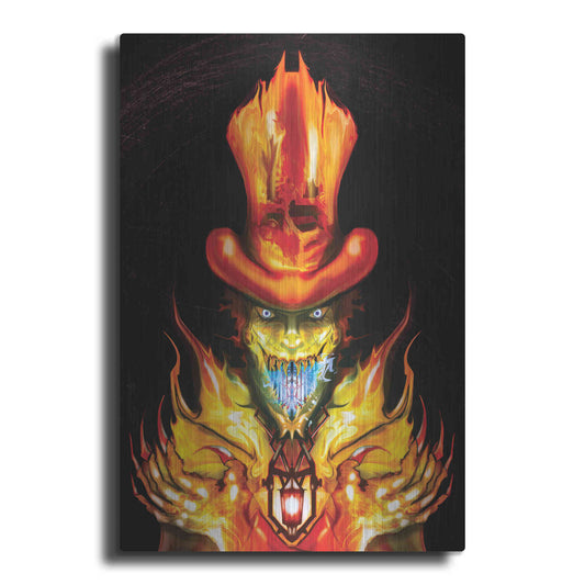 Luxe Metal Art 'Spring Heel Jack' by Michael StewArt, Metal Wall Art