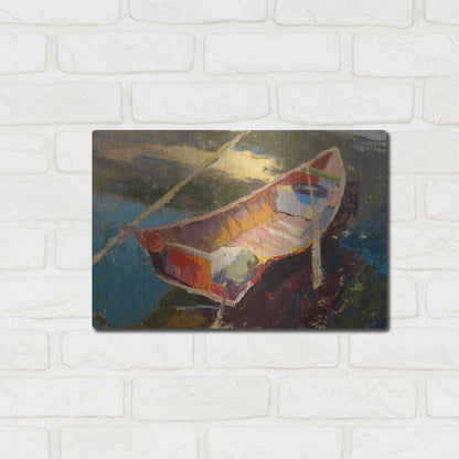Luxe Metal Art 'Italian Wayfarer' by Beth Forst, Metal Wall Art,16x12