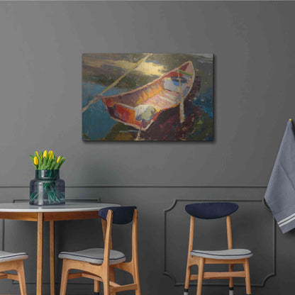 Luxe Metal Art 'Italian Wayfarer' by Beth Forst, Metal Wall Art,36x24