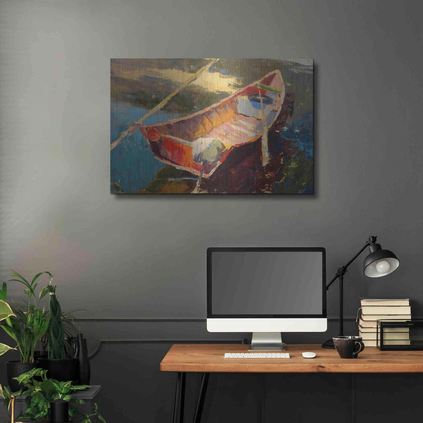 Luxe Metal Art 'Italian Wayfarer' by Beth Forst, Metal Wall Art,36x24