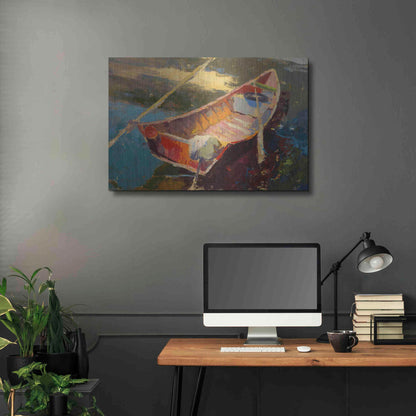 Luxe Metal Art 'Italian Wayfarer' by Beth Forst, Metal Wall Art,36x24