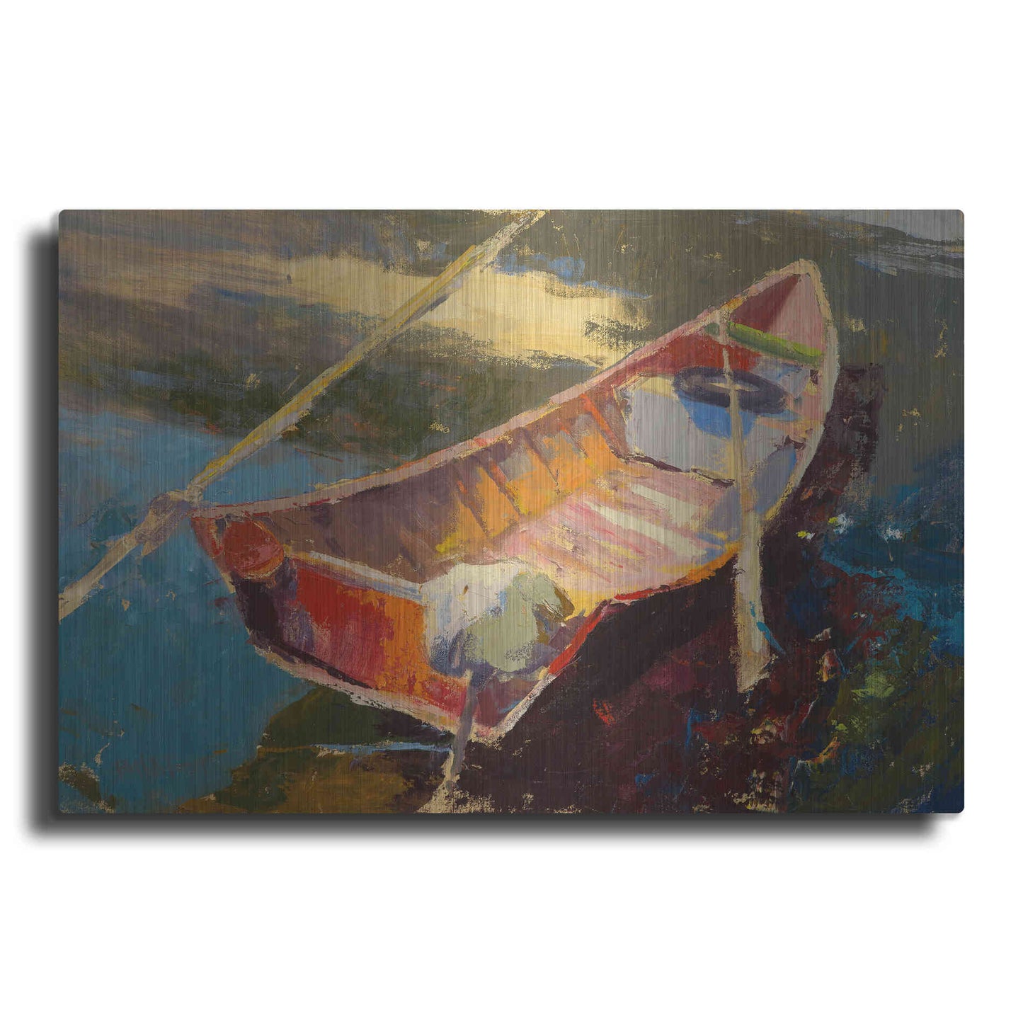 Luxe Metal Art 'Italian Wayfarer' by Beth Forst, Metal Wall Art