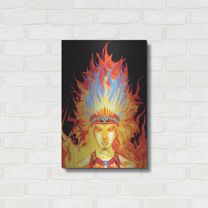 Luxe Metal Art 'Totem' by Michael StewArt, Metal Wall Art,16x24