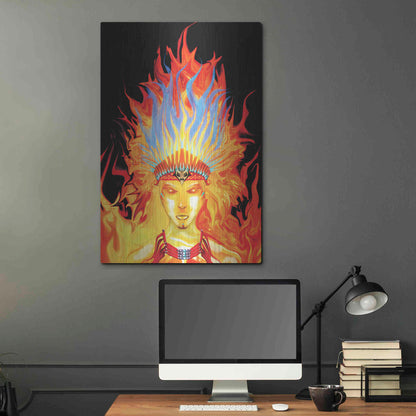 Luxe Metal Art 'Totem' by Michael StewArt, Metal Wall Art,24x36