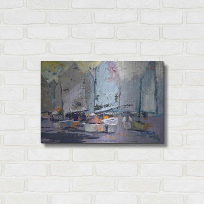 Luxe Metal Art 'Lemon Snickety' by Beth Forst, Metal Wall Art,24x16