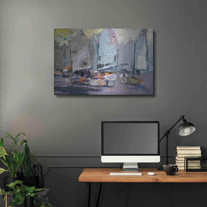 Luxe Metal Art 'Lemon Snickety' by Beth Forst, Metal Wall Art,36x24