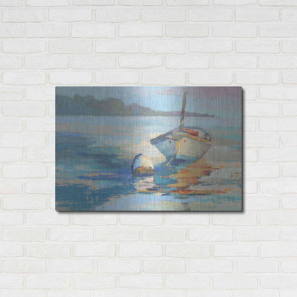 Luxe Metal Art 'Monhegan Island Taxi' by Beth Forst, Metal Wall Art,36x24