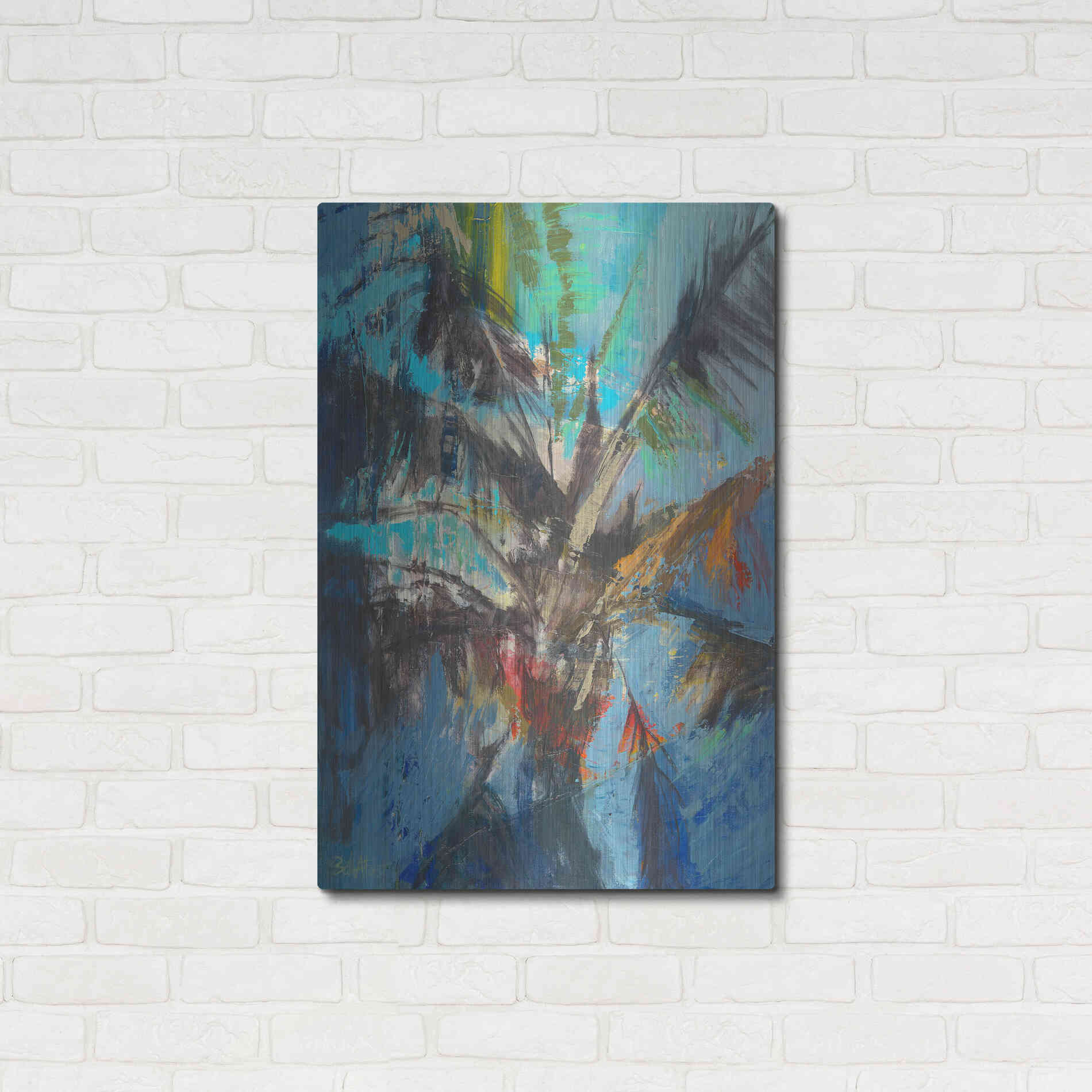 Luxe Metal Art 'Palm Sunday' by Beth Forst, Metal Wall Art,24x36