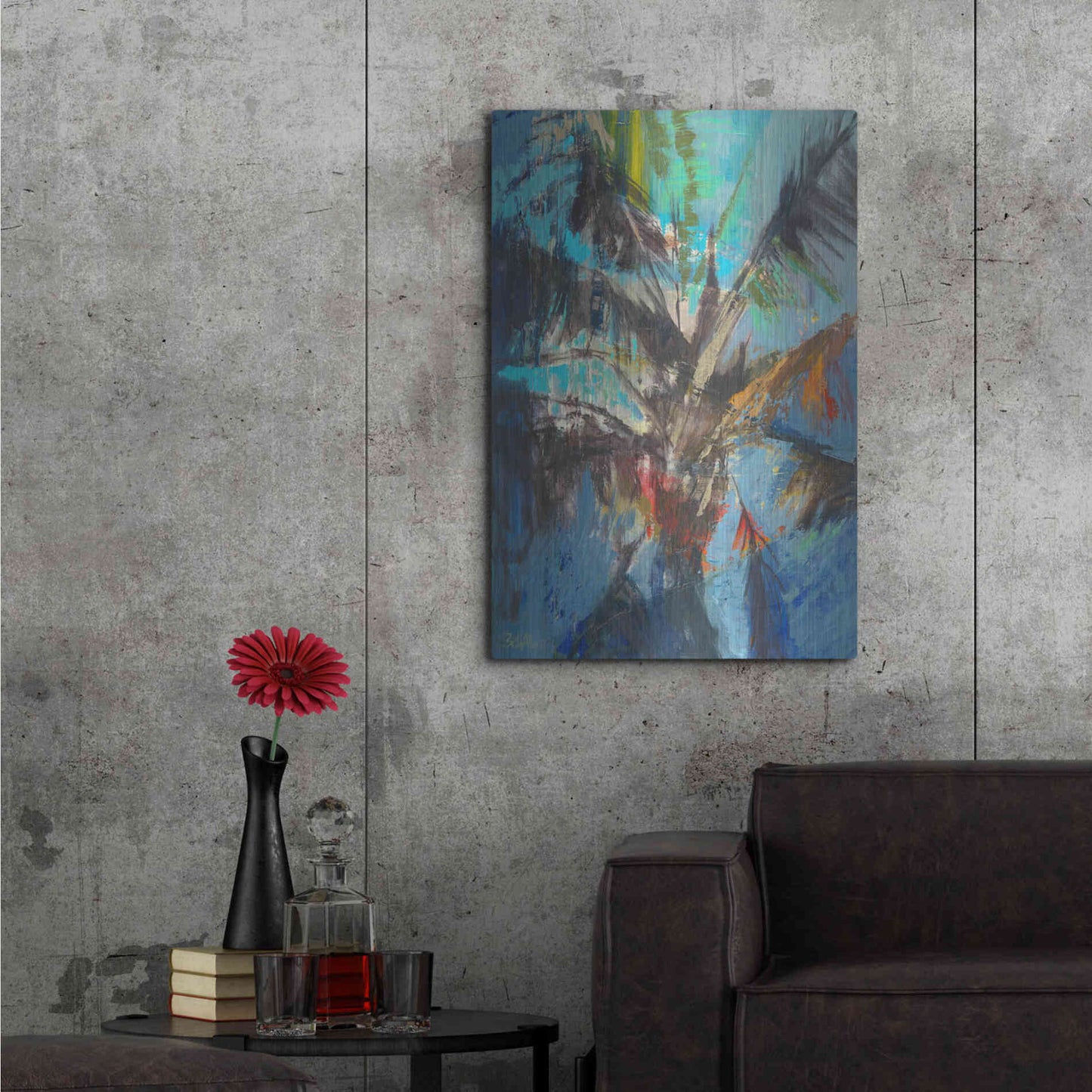 Luxe Metal Art 'Palm Sunday' by Beth Forst, Metal Wall Art,24x36