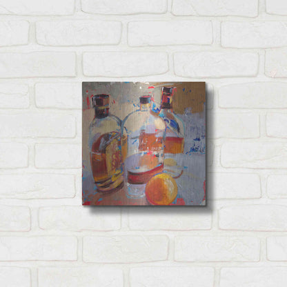 Luxe Metal Art 'Swangin’ & Aswayin’' by Beth Forst, Metal Wall Art,12x12