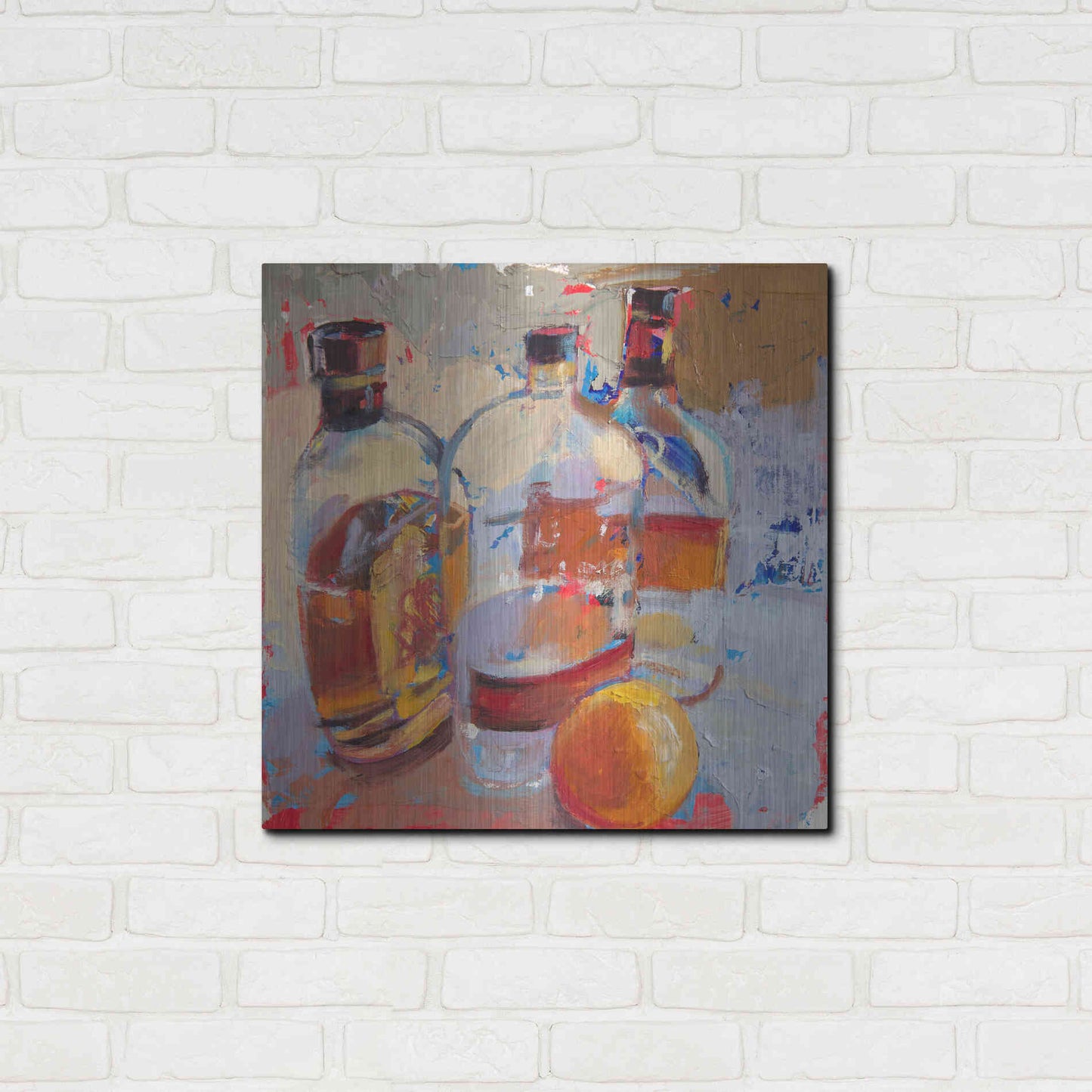 Luxe Metal Art 'Swangin’ & Aswayin’' by Beth Forst, Metal Wall Art,24x24