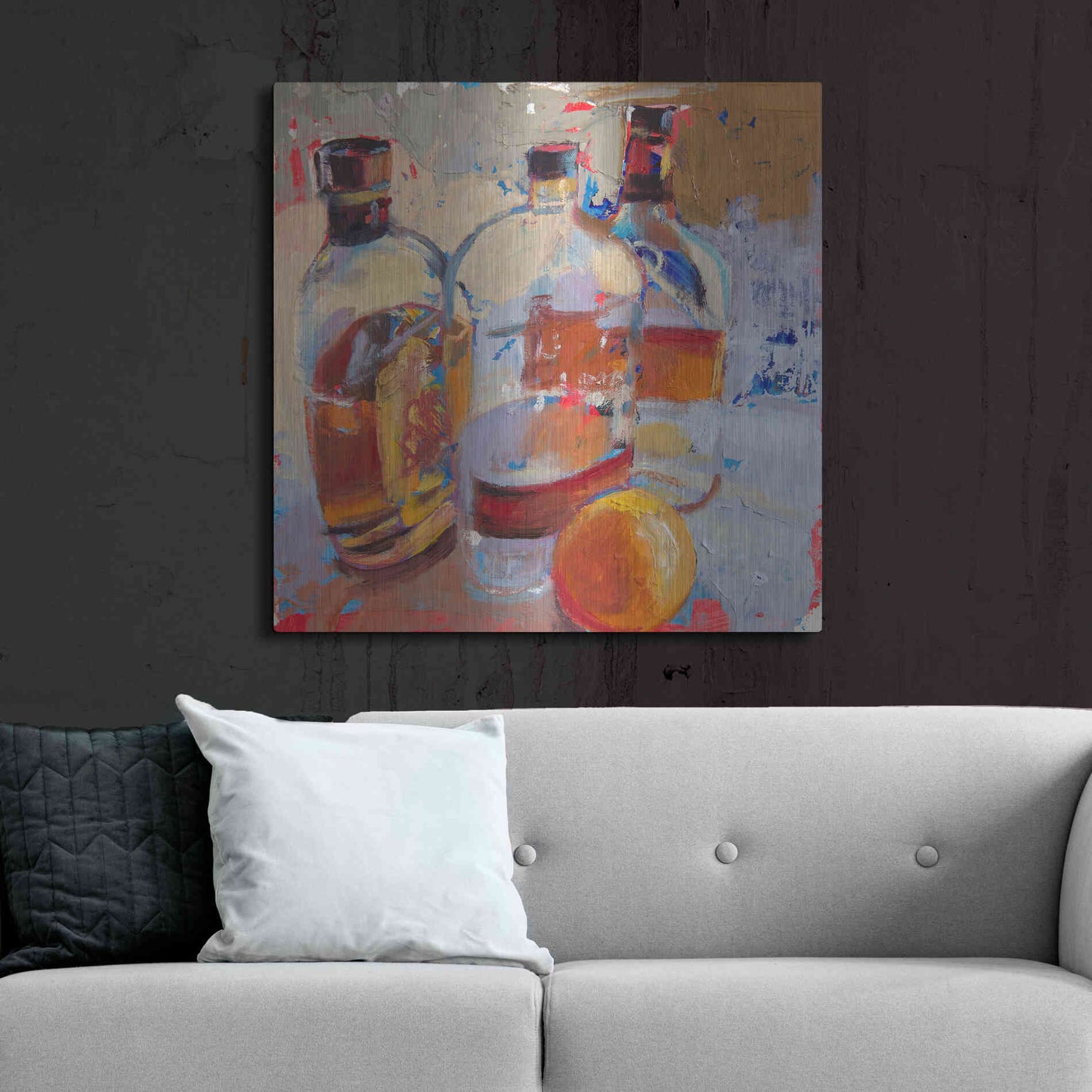 Luxe Metal Art 'Swangin’ & Aswayin’' by Beth Forst, Metal Wall Art,36x36