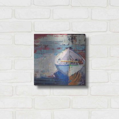 Luxe Metal Art 'Tidal Uber Navigation' by Beth Forst, Metal Wall Art,12x12