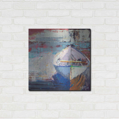 Luxe Metal Art 'Tidal Uber Navigation' by Beth Forst, Metal Wall Art,24x24