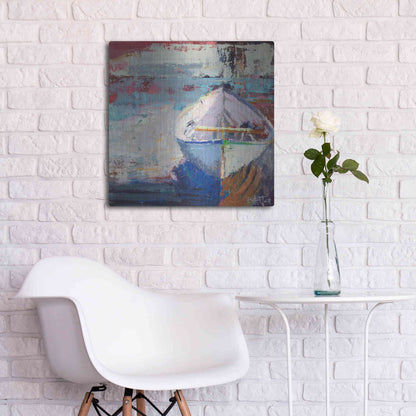 Luxe Metal Art 'Tidal Uber Navigation' by Beth Forst, Metal Wall Art,24x24