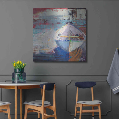 Luxe Metal Art 'Tidal Uber Navigation' by Beth Forst, Metal Wall Art,36x36