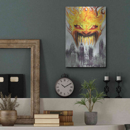 Luxe Metal Art 'Trial' by Fire' by Michael StewArt, Metal Wall Art,12x16