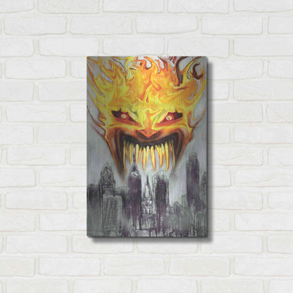 Luxe Metal Art 'Trial' by Fire' by Michael StewArt, Metal Wall Art,16x24