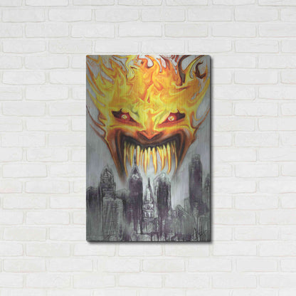 Luxe Metal Art 'Trial' by Fire' by Michael StewArt, Metal Wall Art,24x36