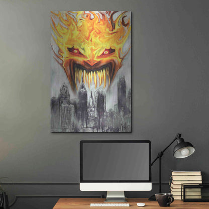 Luxe Metal Art 'Trial' by Fire' by Michael StewArt, Metal Wall Art,24x36
