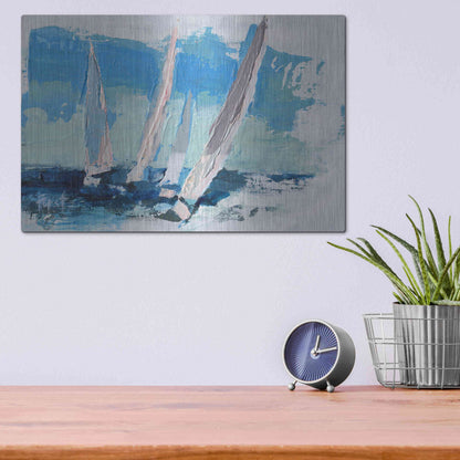 Luxe Metal Art 'Wind Power' by Beth Forst, Metal Wall Art,16x12