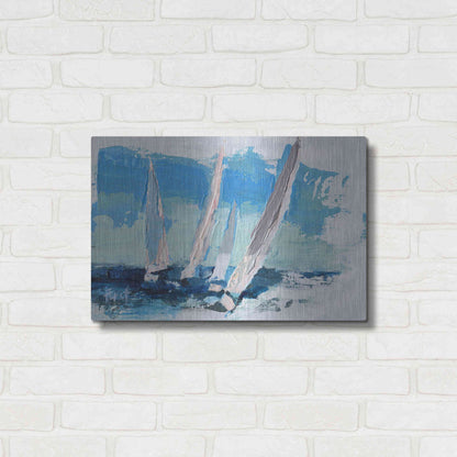 Luxe Metal Art 'Wind Power' by Beth Forst, Metal Wall Art,24x16