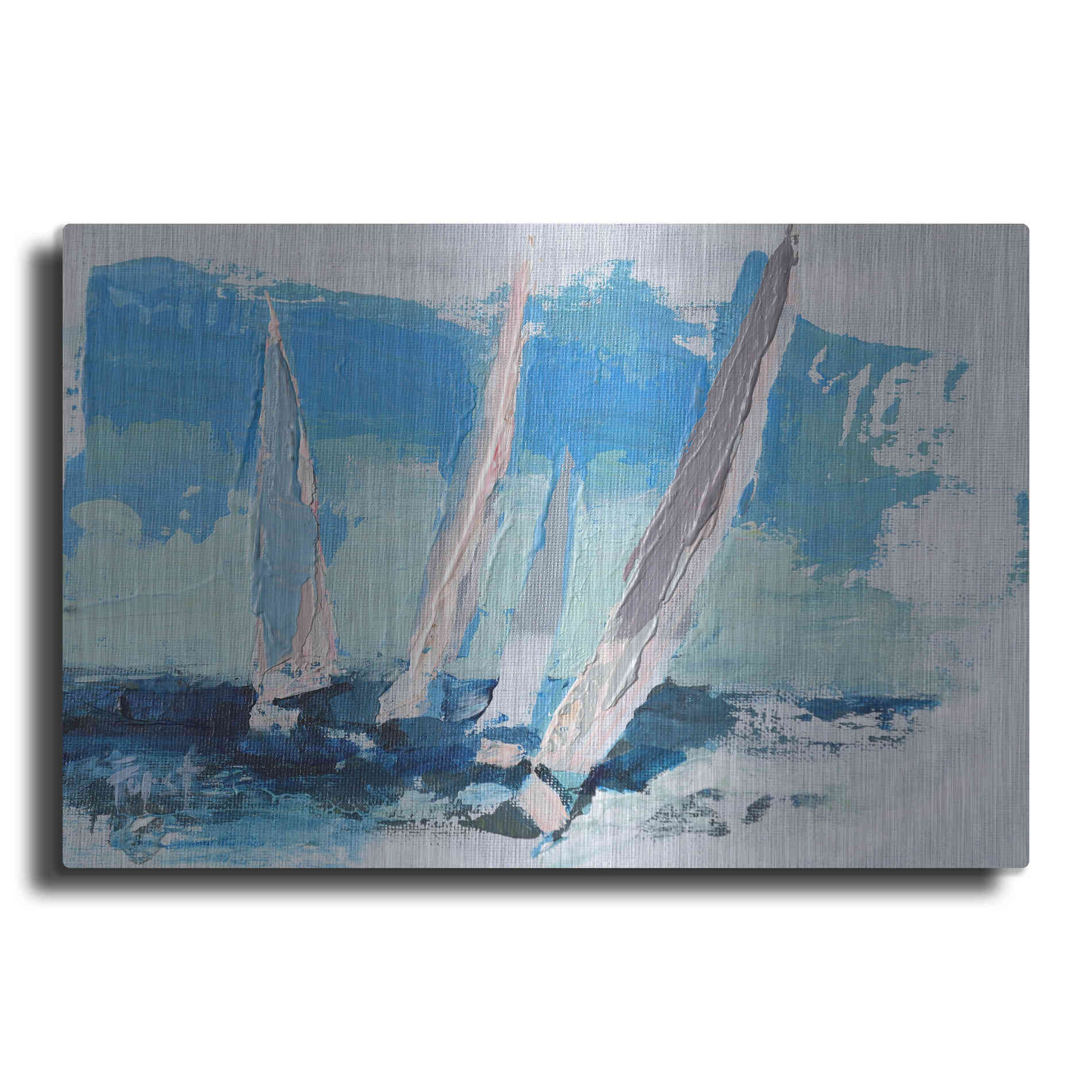 Luxe Metal Art 'Wind Power' by Beth Forst, Metal Wall Art