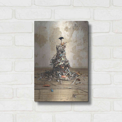 Luxe Metal Art 'New Worth' by Cynthia Decker, Metal Wall Art,12x16
