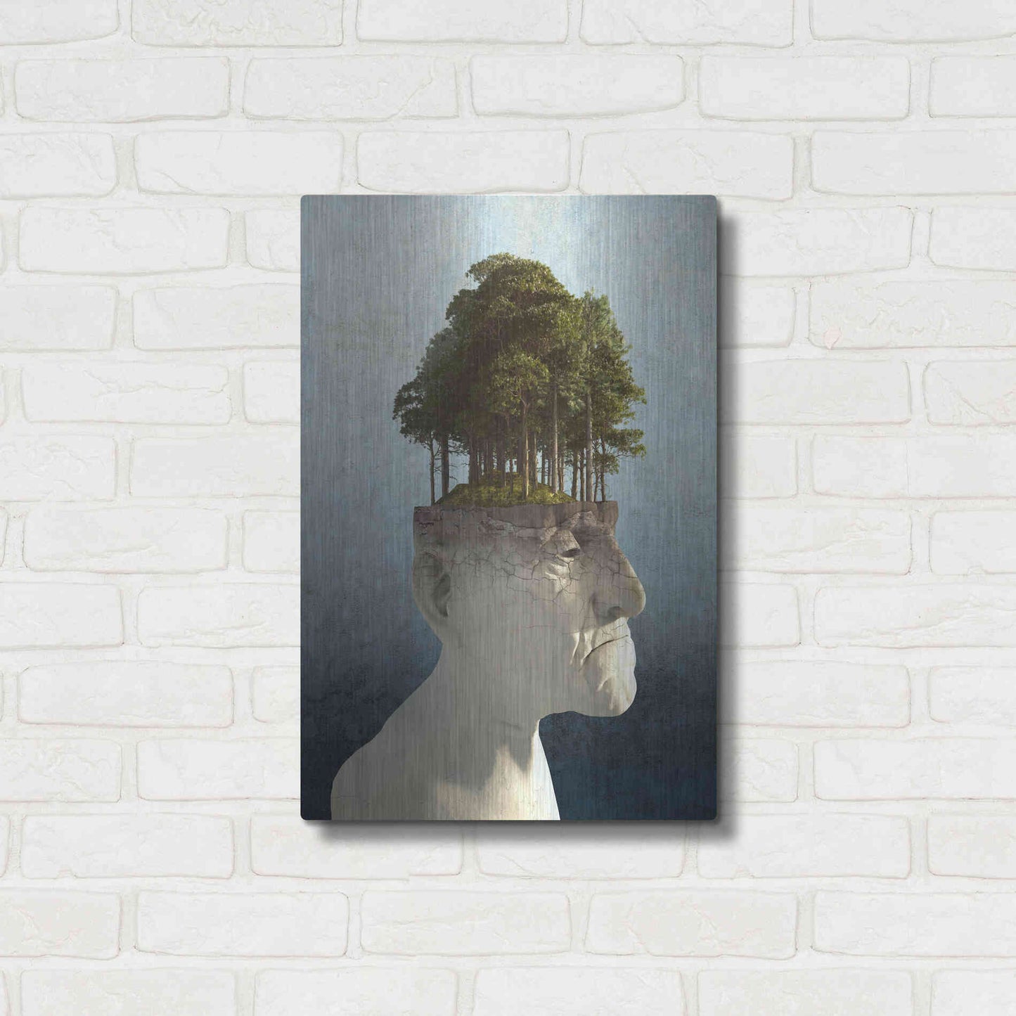 Luxe Metal Art 'Personal Growth' by Cynthia Decker, Metal Wall Art,16x24