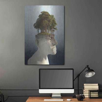 Luxe Metal Art 'Personal Growth' by Cynthia Decker, Metal Wall Art,24x36