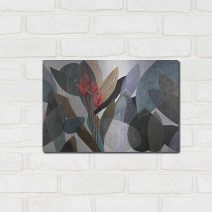 Luxe Metal Art 'Jardin Eterno 1' by Daniela Fedele, Metal Wall Art,16x12