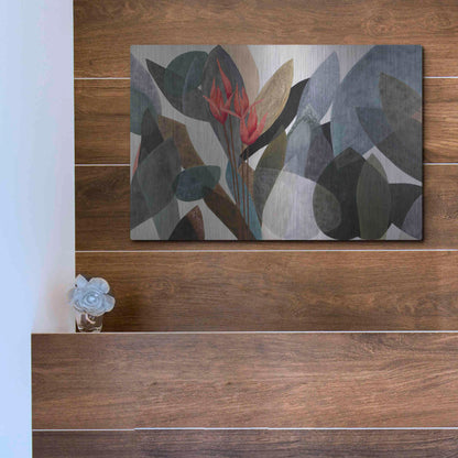 Luxe Metal Art 'Jardin Eterno 1' by Daniela Fedele, Metal Wall Art,16x12
