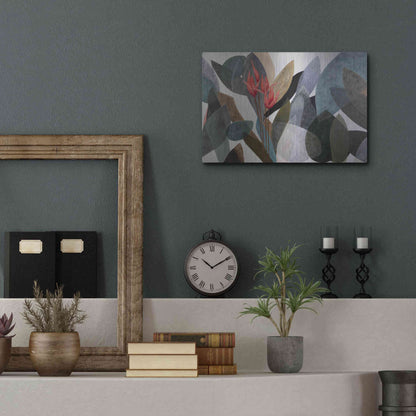 Luxe Metal Art 'Jardin Eterno 1' by Daniela Fedele, Metal Wall Art,16x12